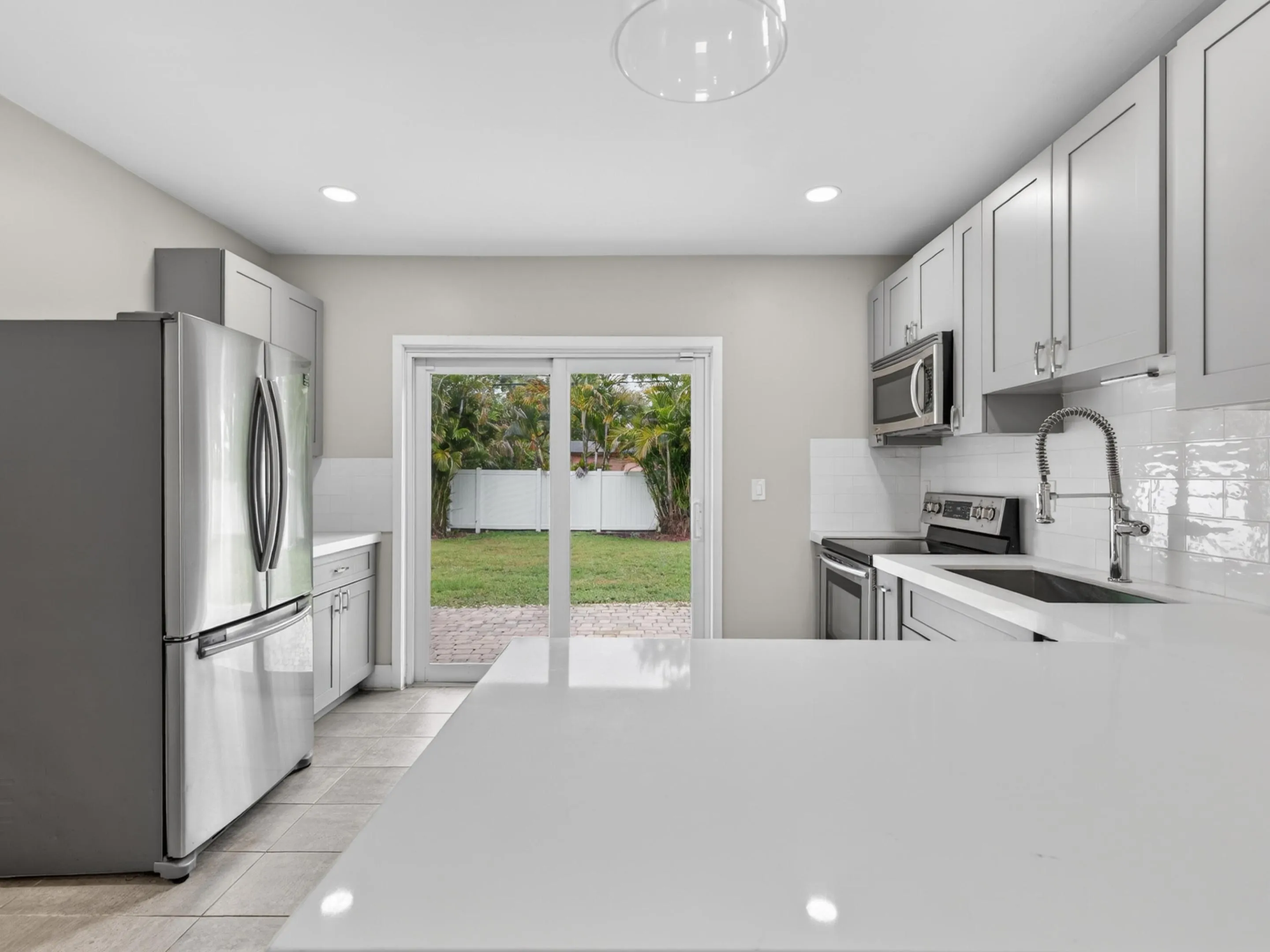 STONE COUNTER TOPS- RENOVATED KITCHEN