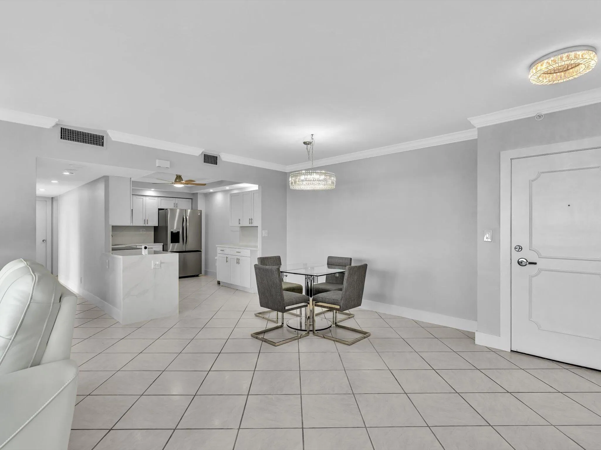 Huge dining area