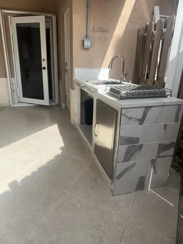 Patio sink