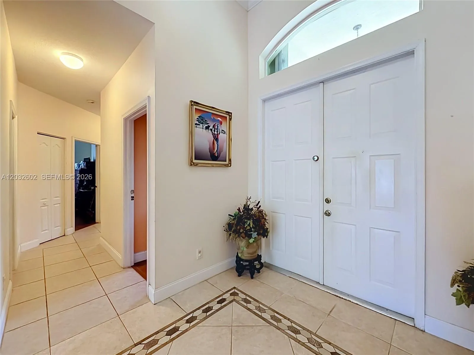 Inside foyer