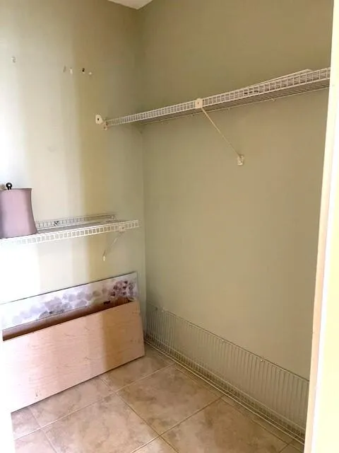 Master walk in closet