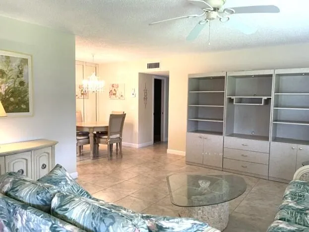 Living and dining room view
