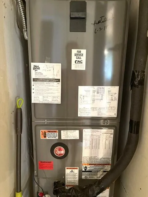 AC installed June 7 2018