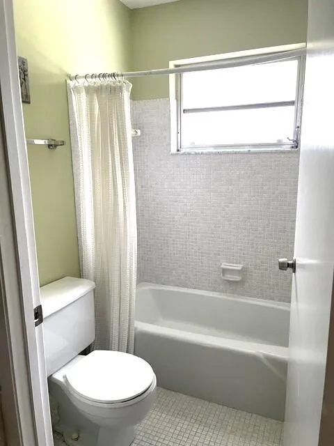 Master bathroom tub shower combo