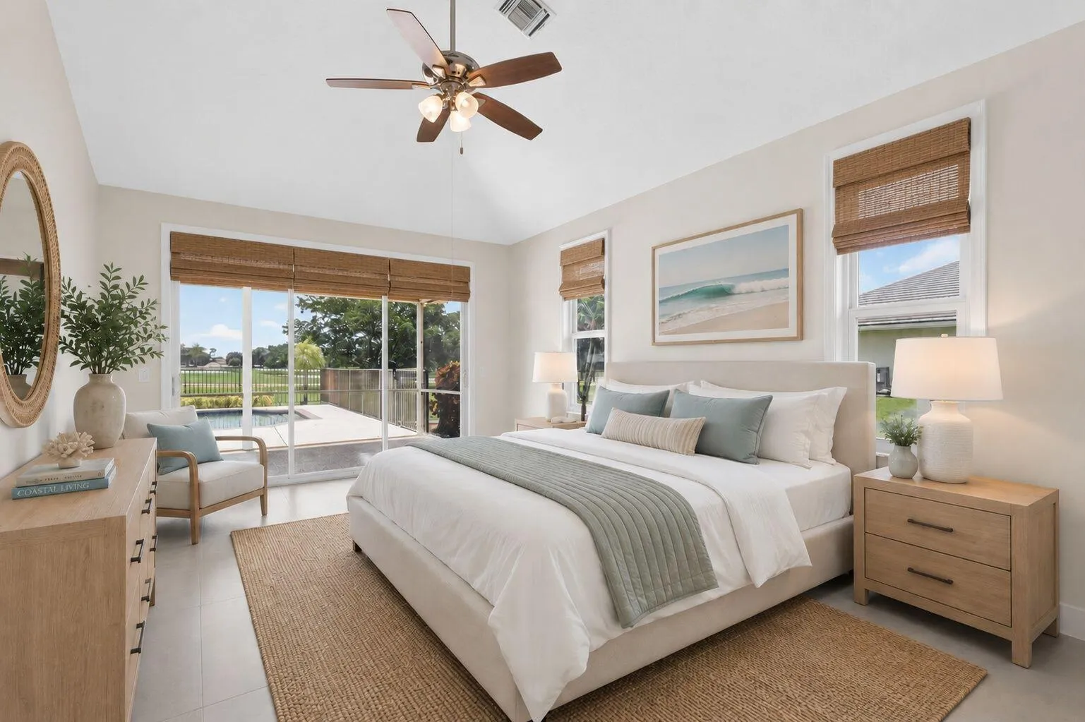 Master Bedroom Staged