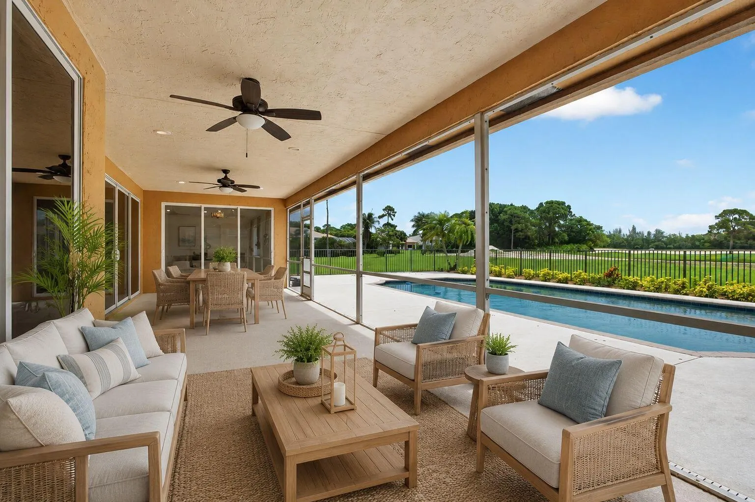 Patio Staged