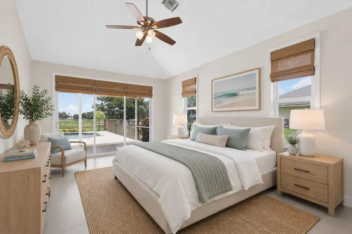 Master Bedroom Staged