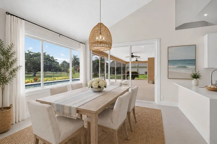 Dining Room Staged