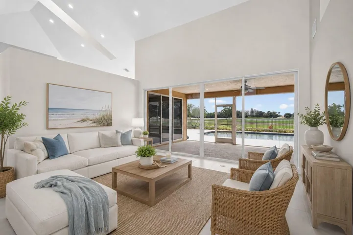 Living Room Staged