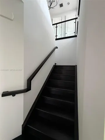 WOOD STAIRS TO SECOND FLOOR