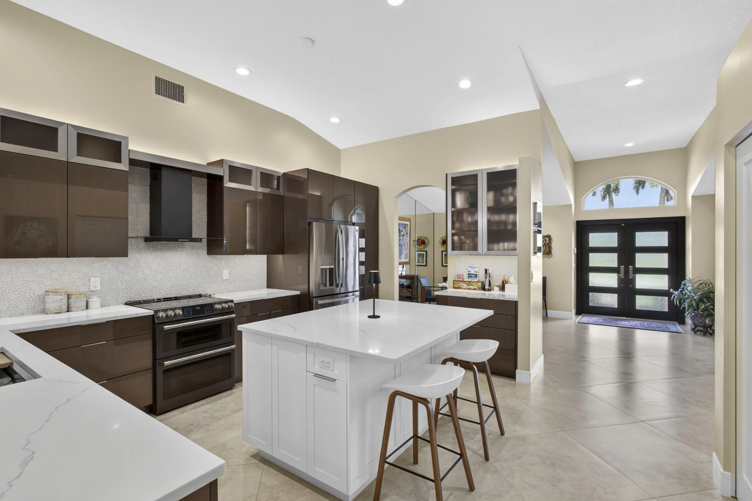 V1 13 European Cabinetry, Quartz C-tops,