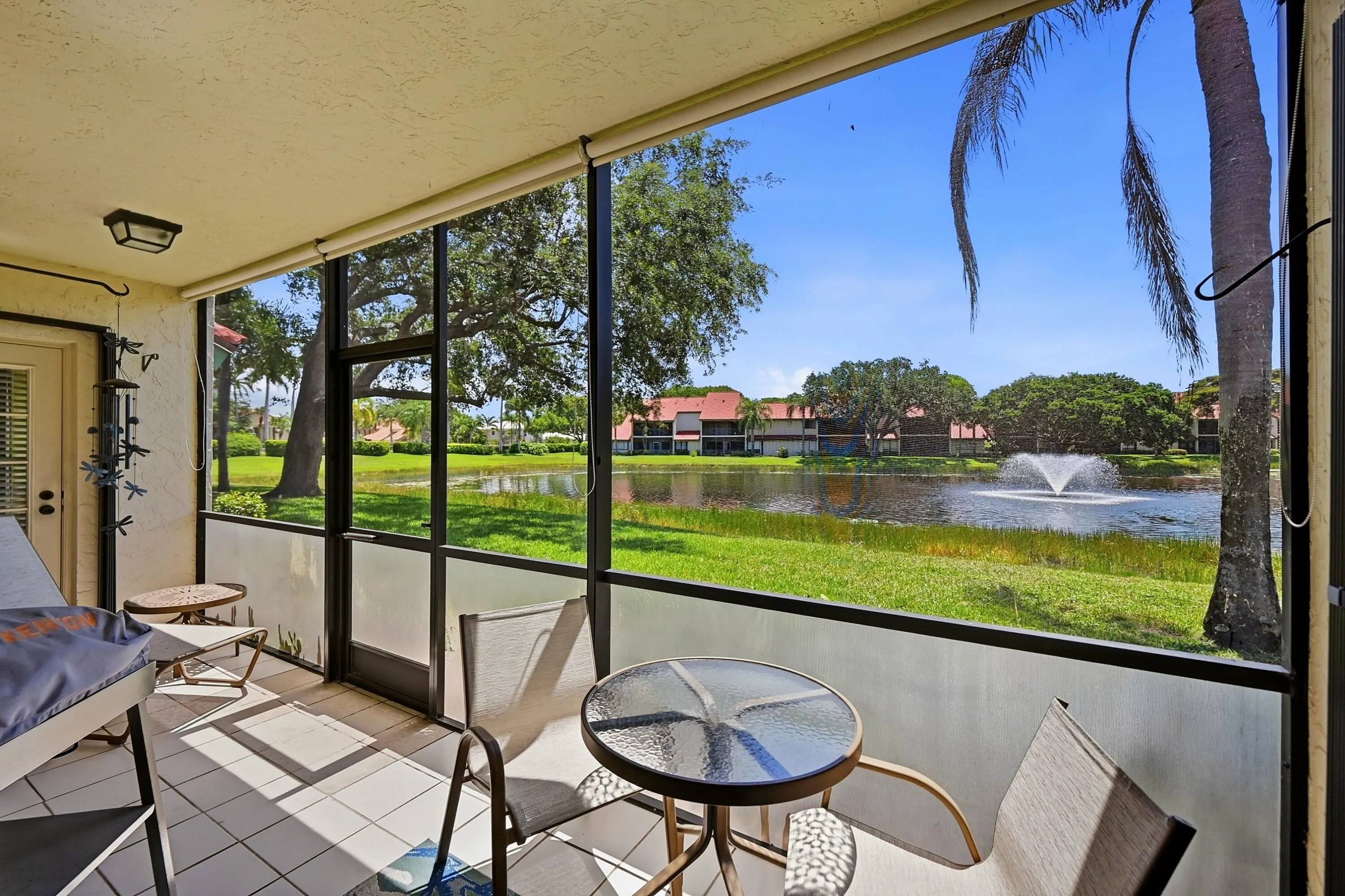 22 Patio overlooking Fountain
