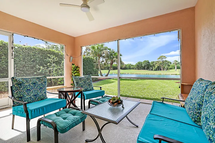 .Southwest lake view from the lanai.