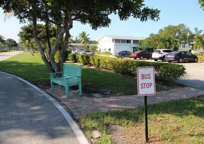 Various Bus Stops in Community