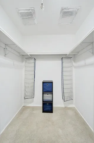 Master walk-in closet