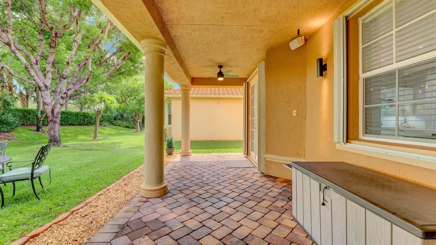 rear patio