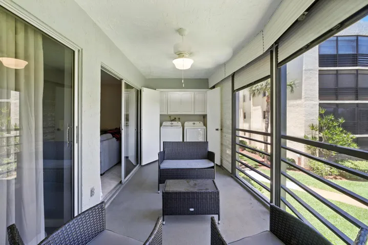 Laundry room view