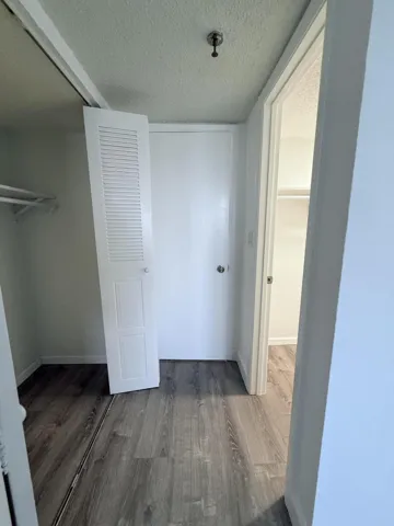 2 Closets in Master Bedroom