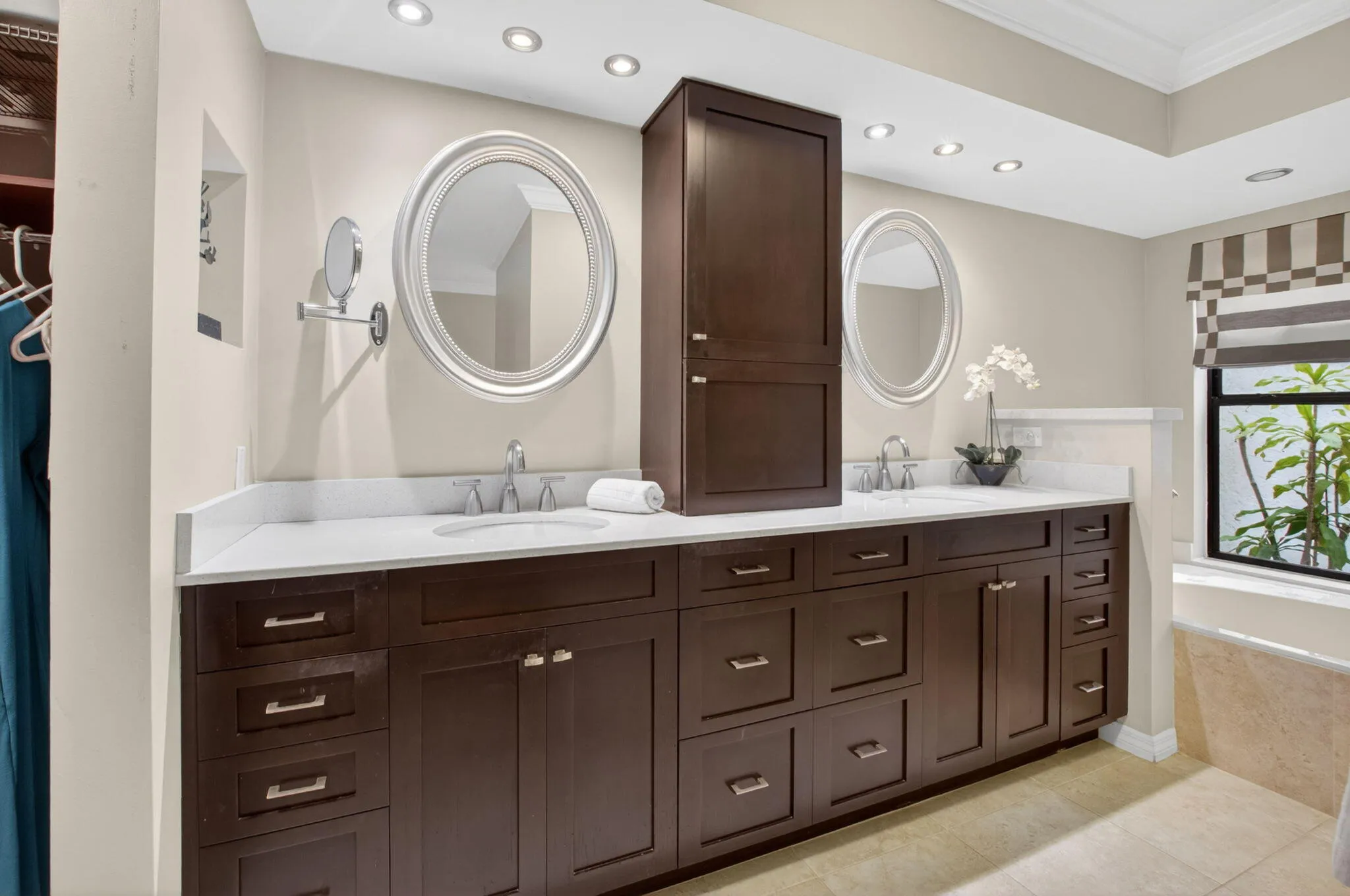 Primary Renovated Bath-dual vanities and sinks