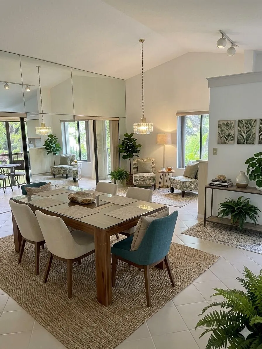 virtual dining/living