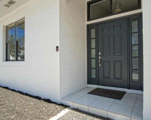 Guest house entrance
