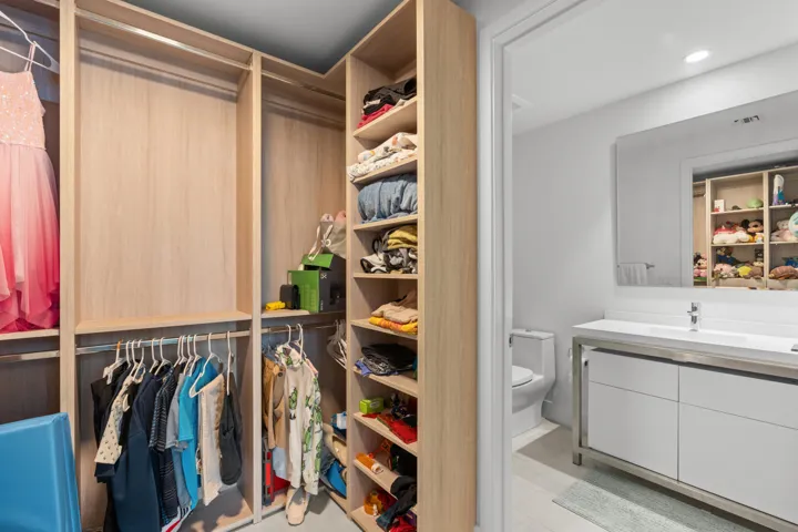 Walk-in Closet and Bathroom