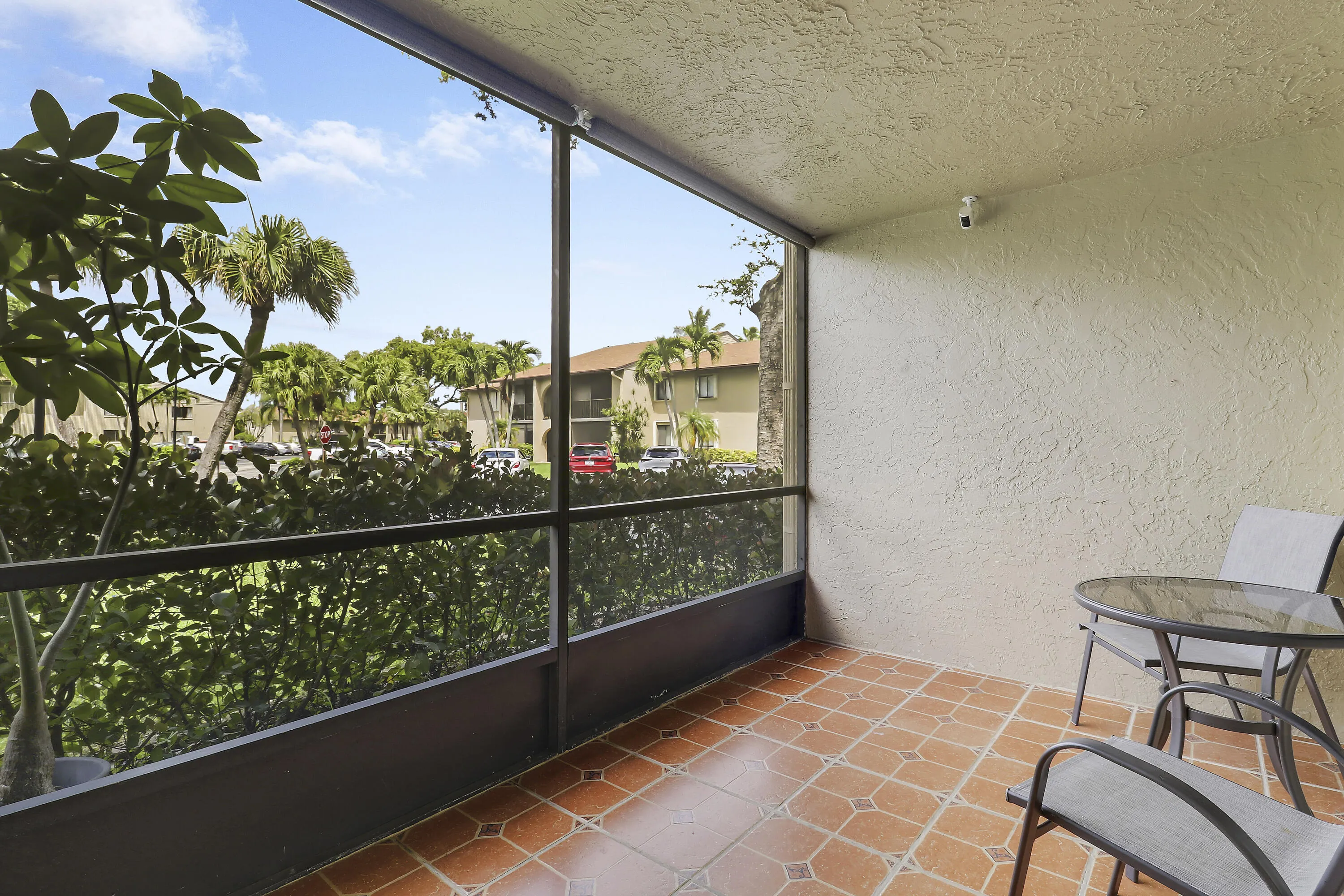 Screened in patio