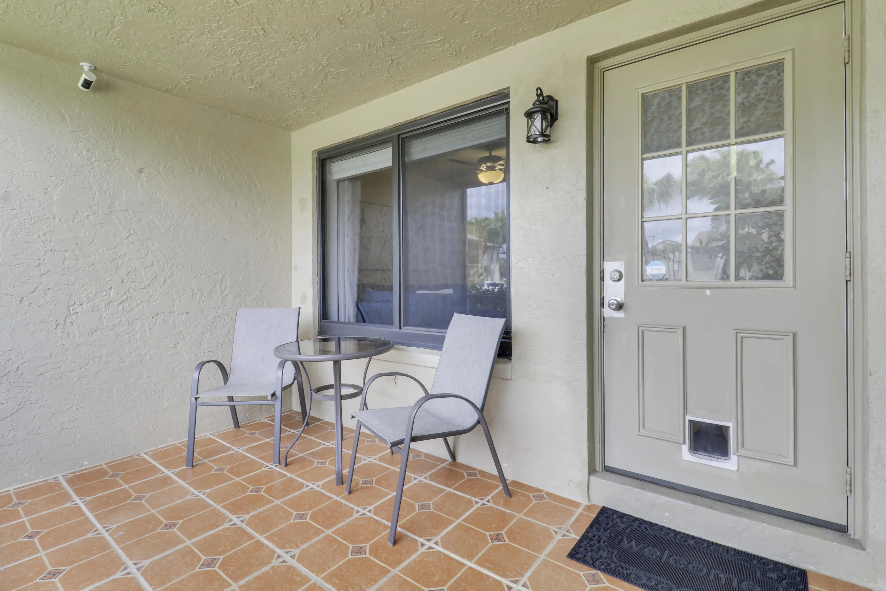 Screened in patio