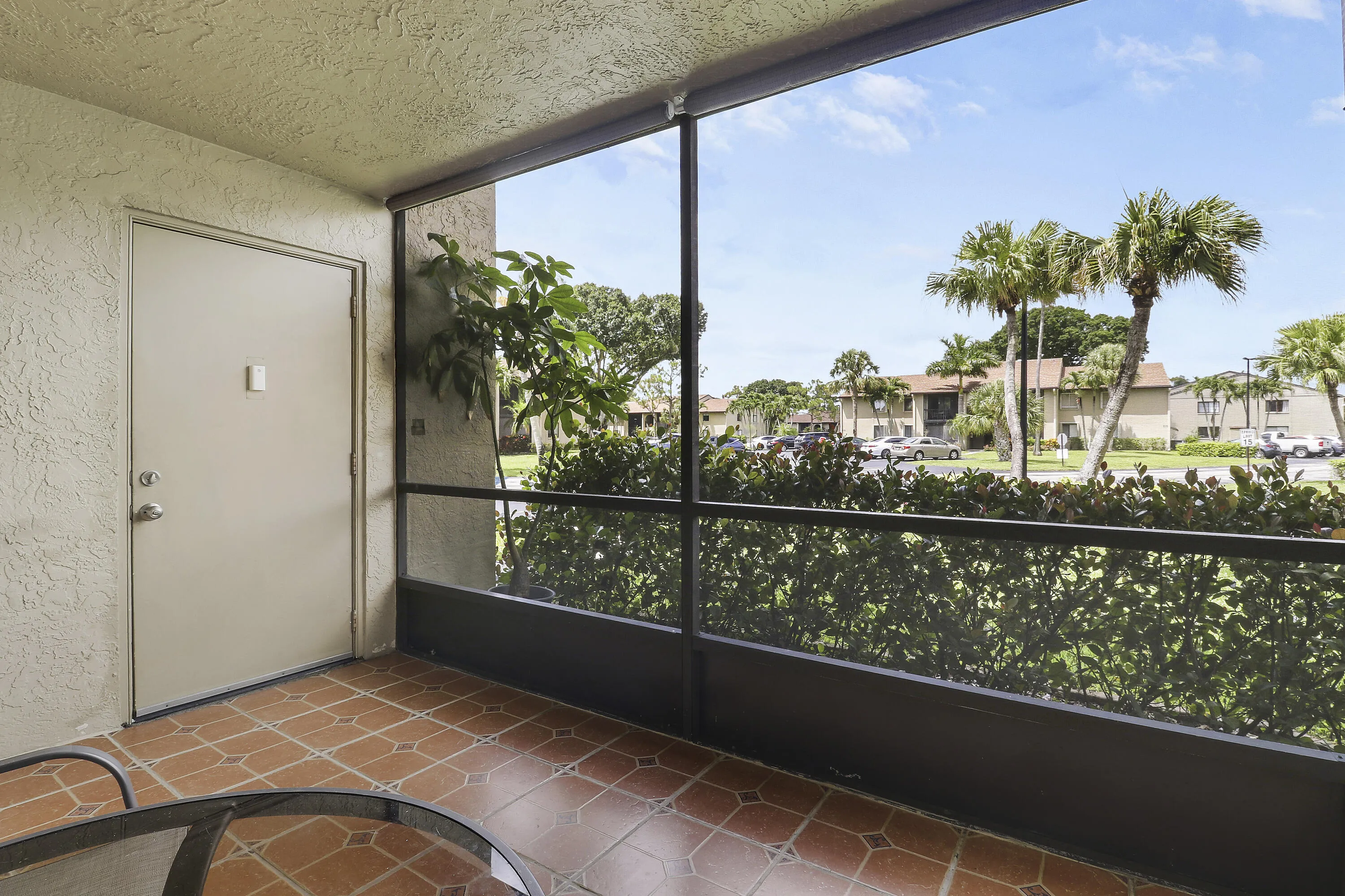 Screened in patio