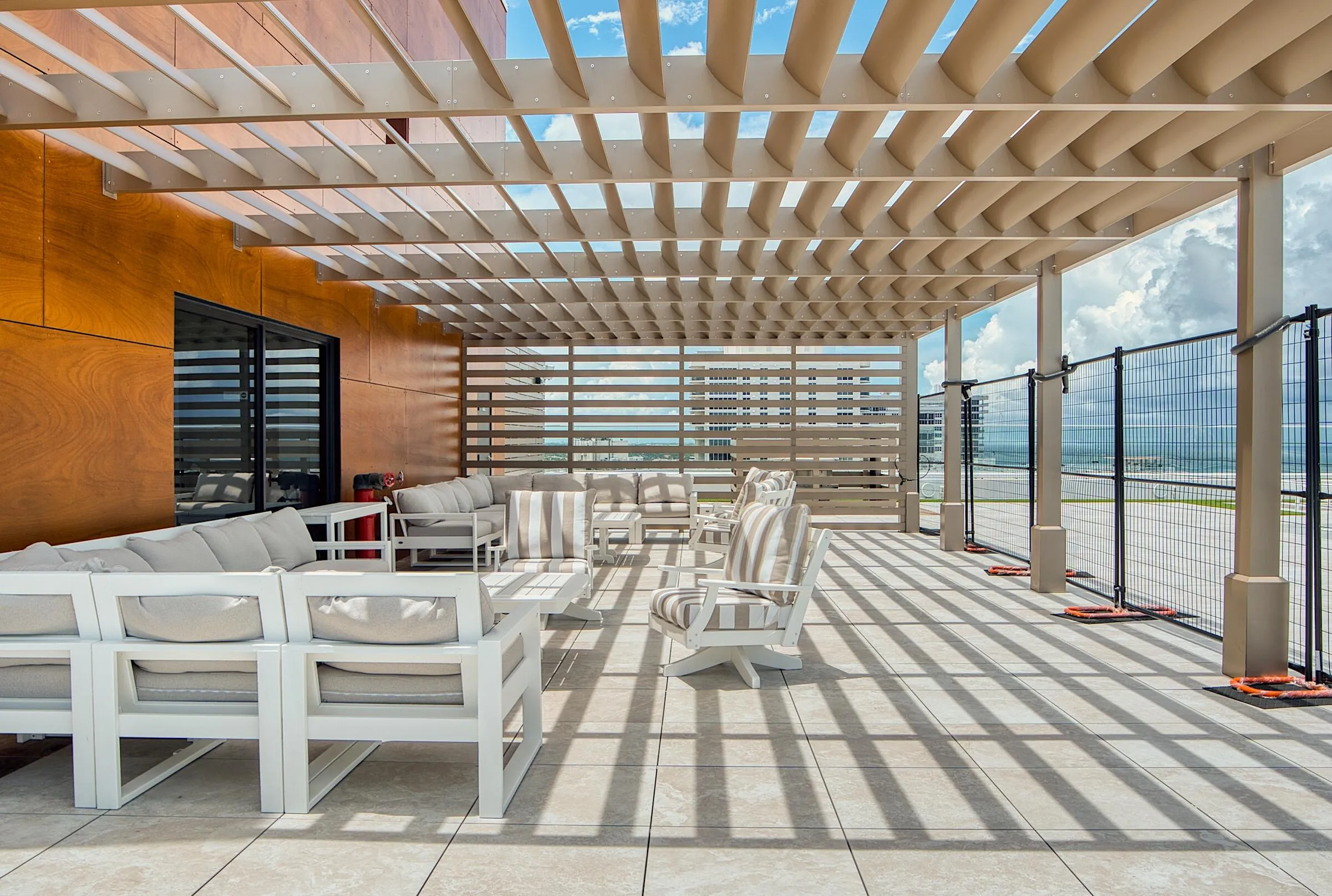 Brand New Furniture on Rooftop Pool