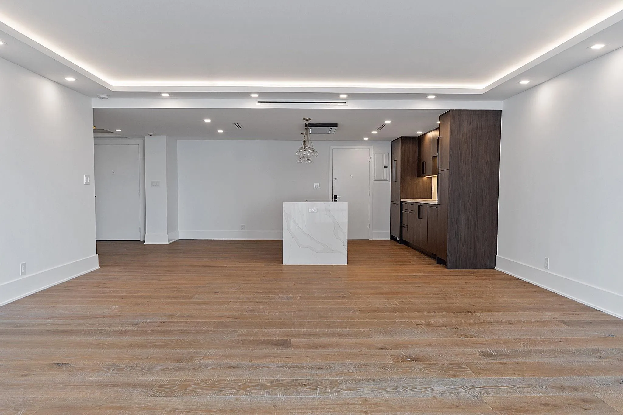 Spacious for Living Room overlooking Kitchen & Dining Area