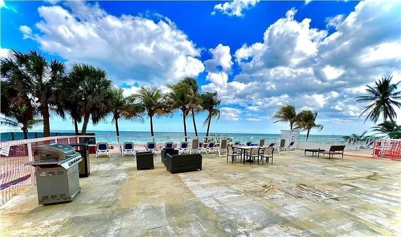 Beach Patio currently under renovation.