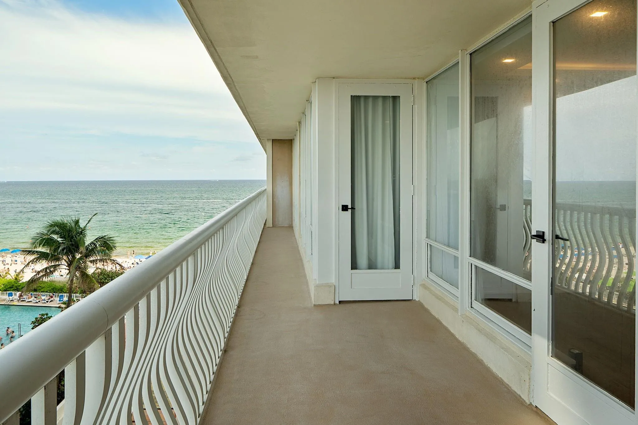 Step out onto your spacious balcony