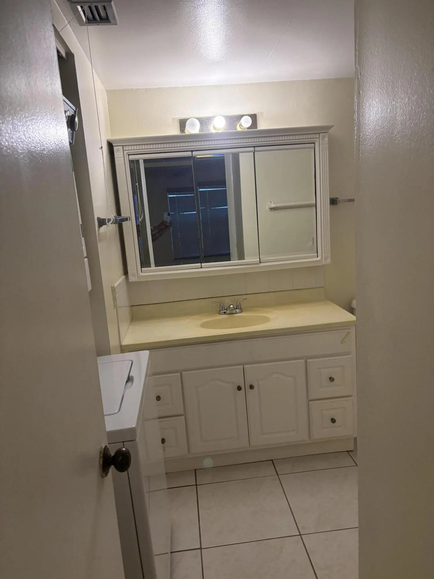 Bathroom with laundry