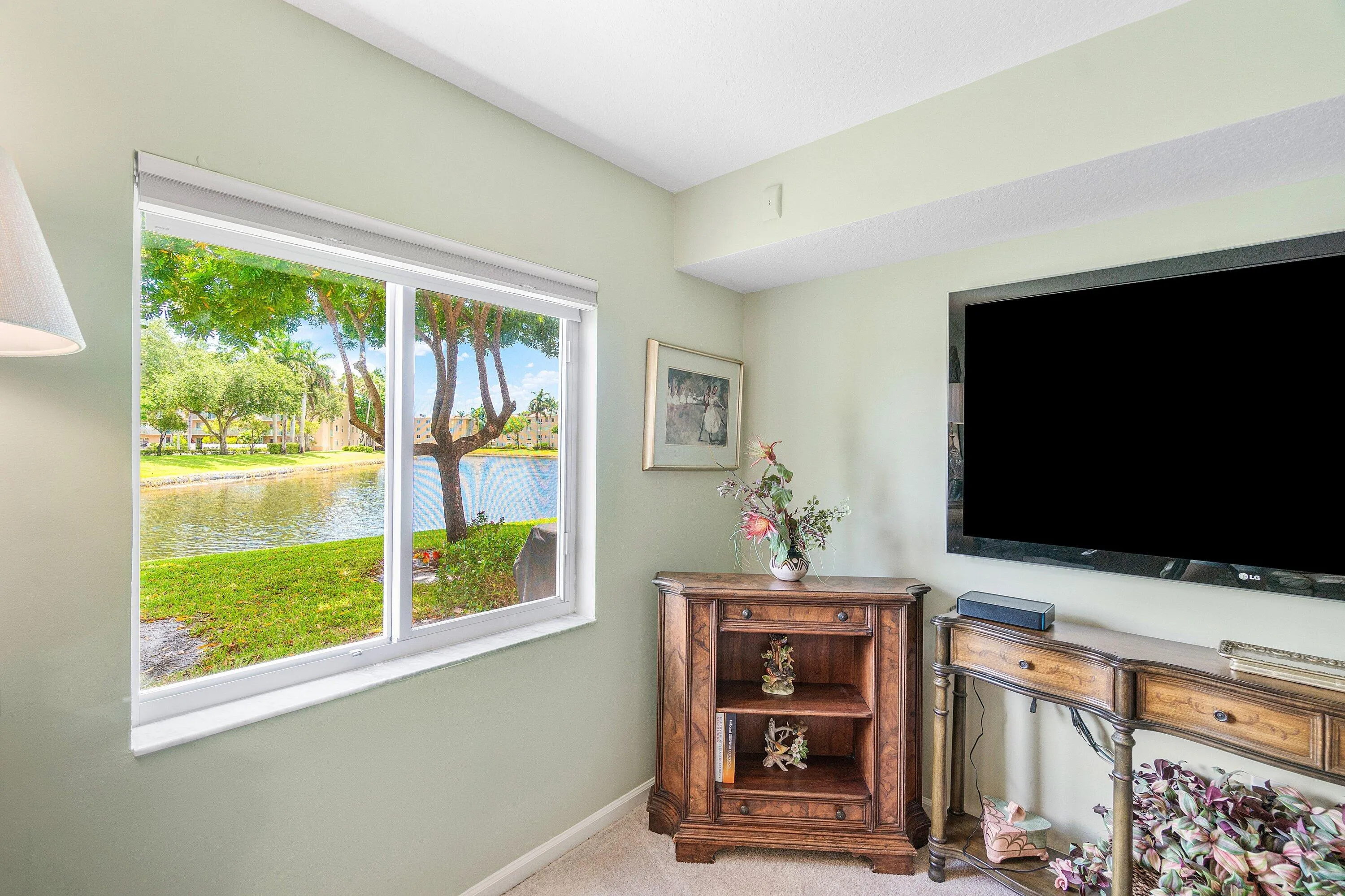TWO WINDOWS w/ LAKE VIEWS
