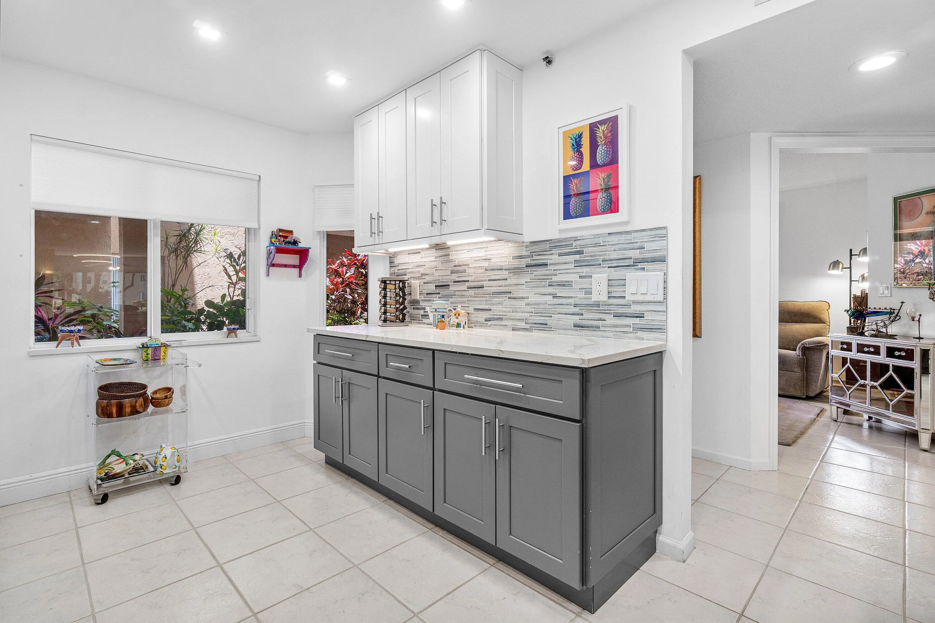 LOTS OF EXTRA CABINET SPACE