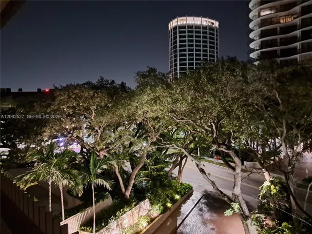 Evening views from balcony