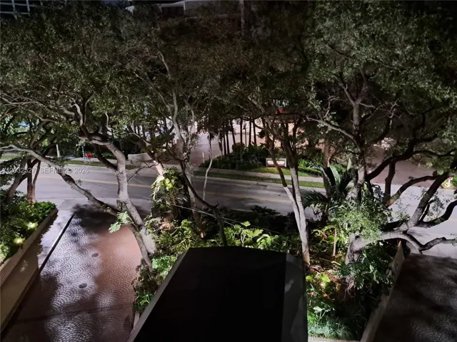 Evening views from balcony
