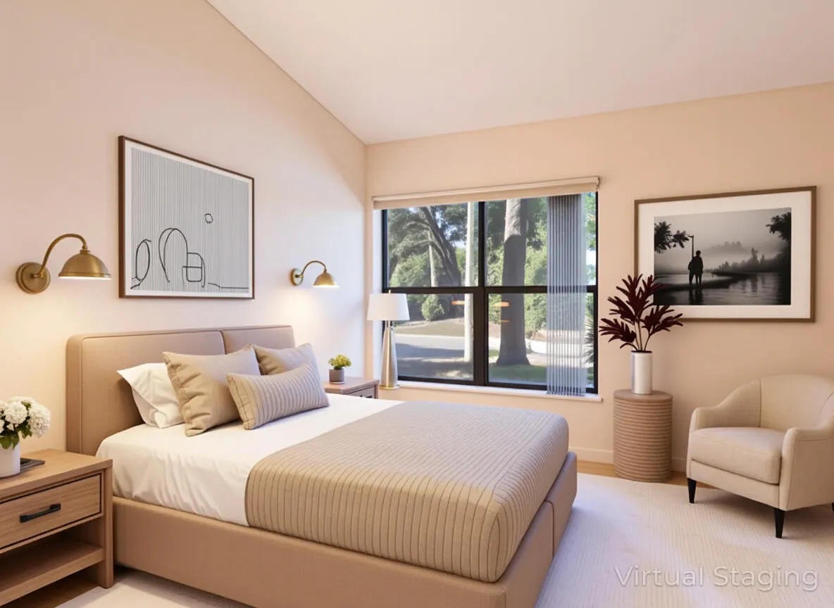 Guest Bedroom Staged