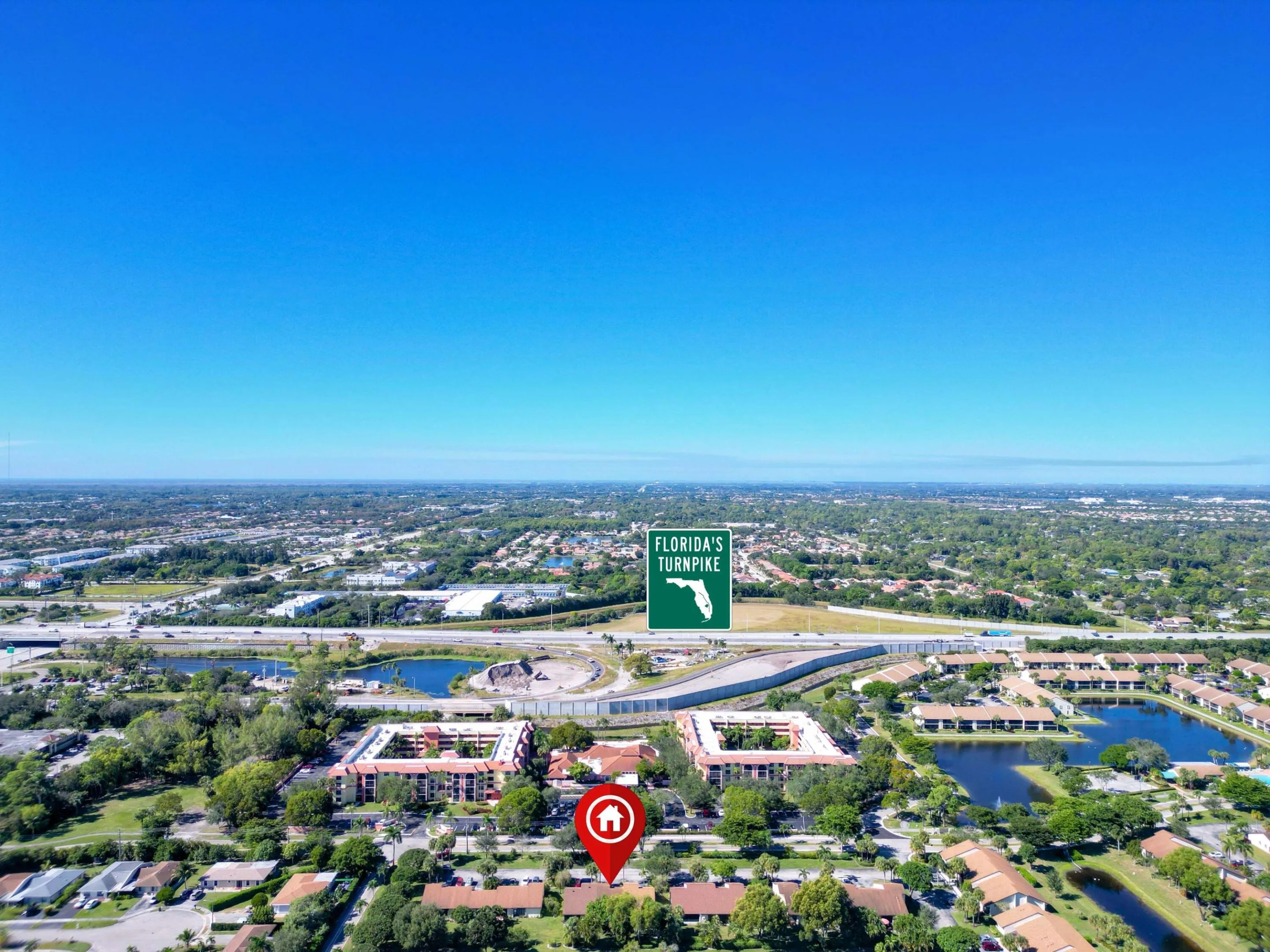 Panoramic to West