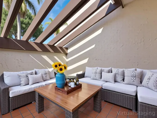Patio Staged