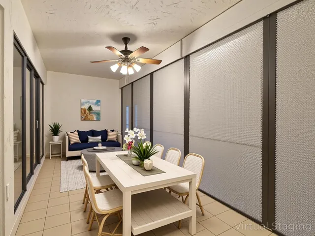 Screened Porch Staged