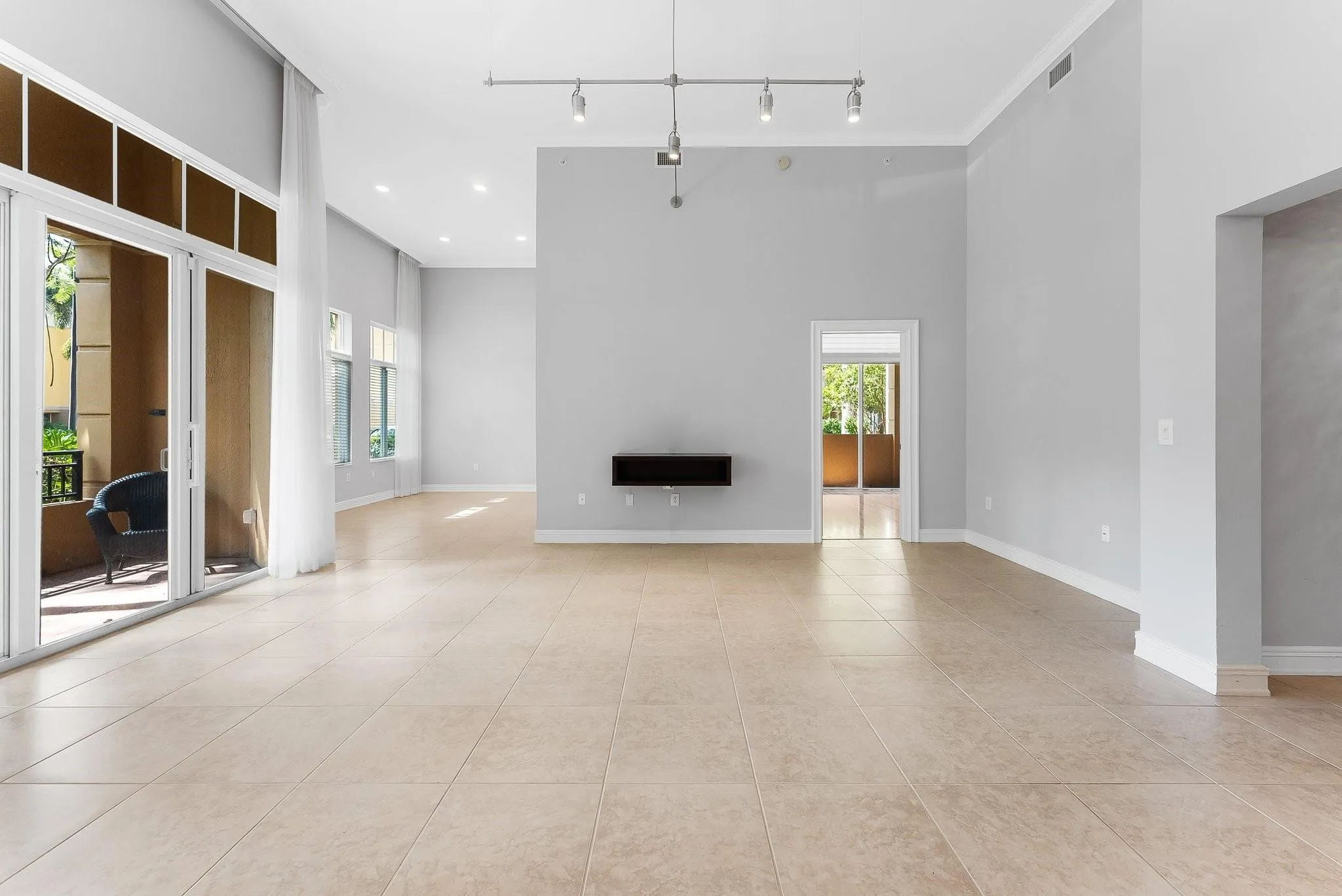 Entry Way + Den