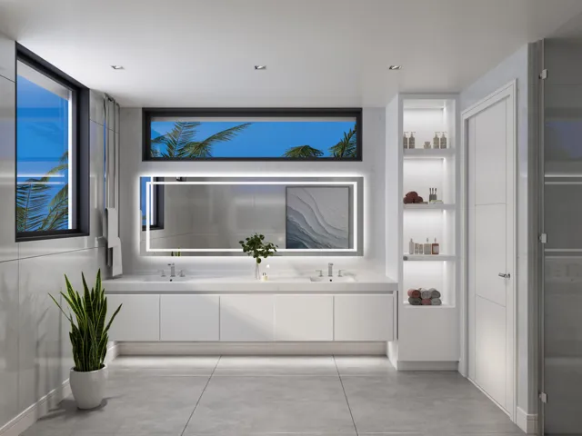 9. Primary Bath-Zen Stone-Interior Rende