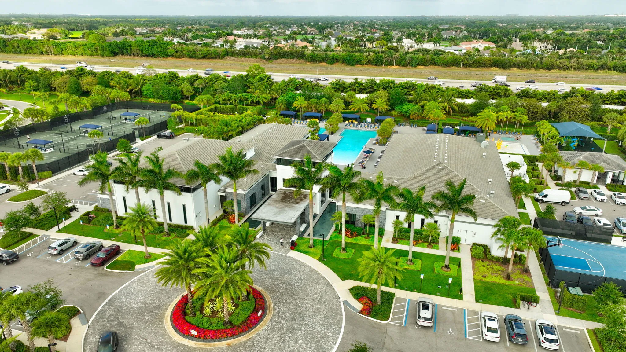 Aerial of community