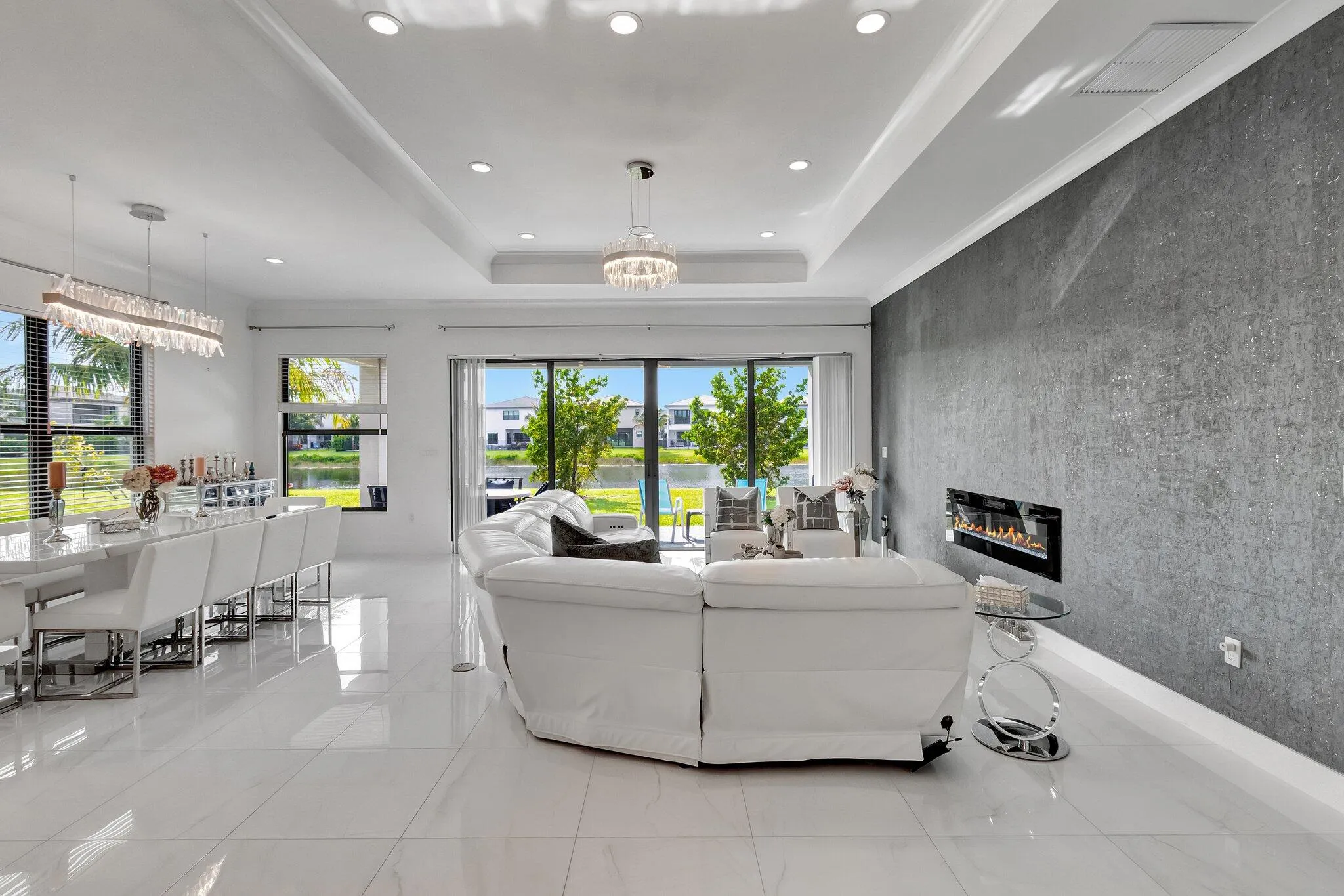 Living and dining room
