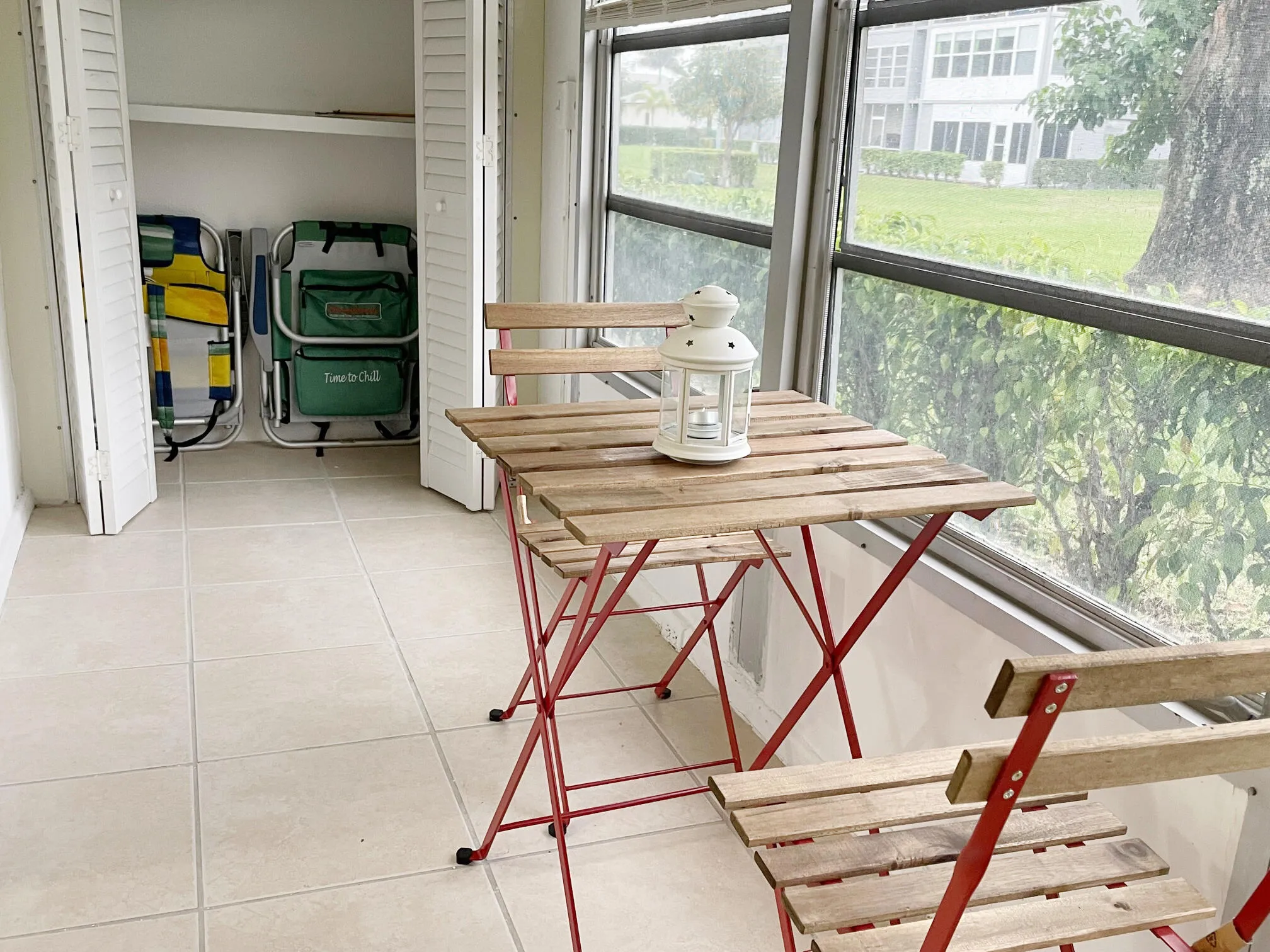 Enclosed Patio and Storage Closet