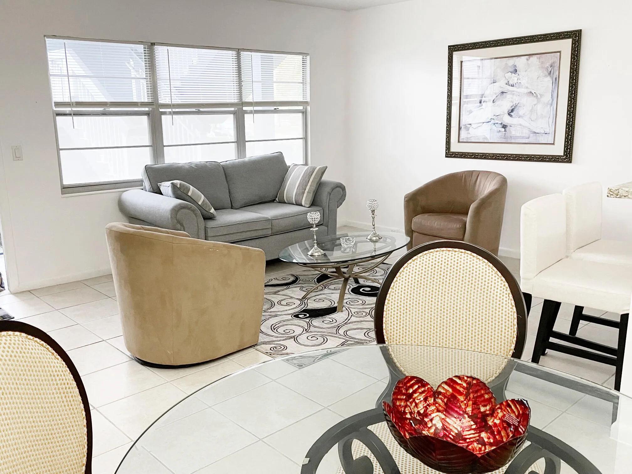 Living Room and Dining Room