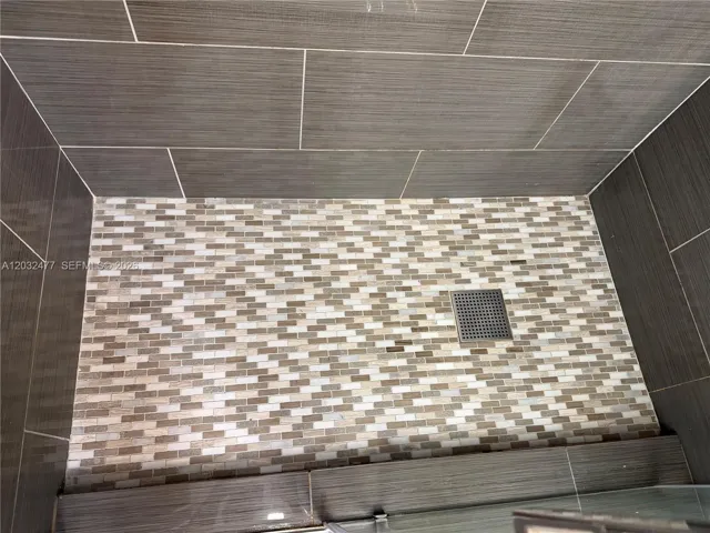 Shower floor tiles