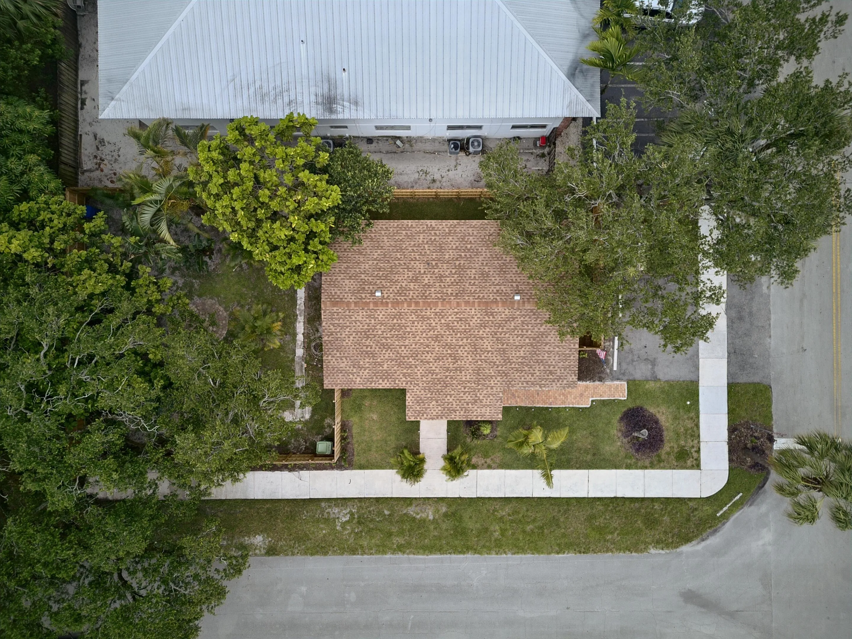 Aerial view New roof in 2025